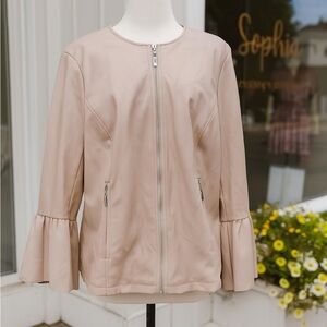 Alfani Cream Women's Blazer with Flared Sleeves